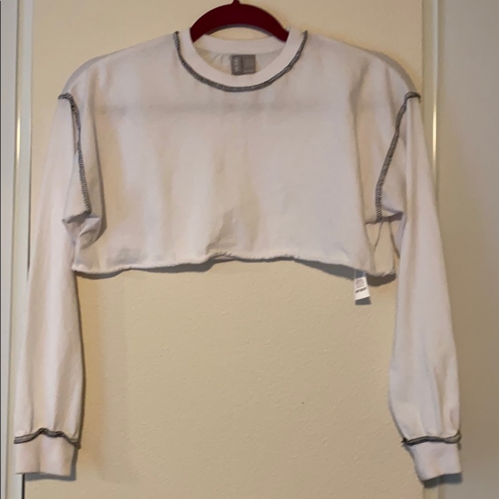 cropped long sleeve